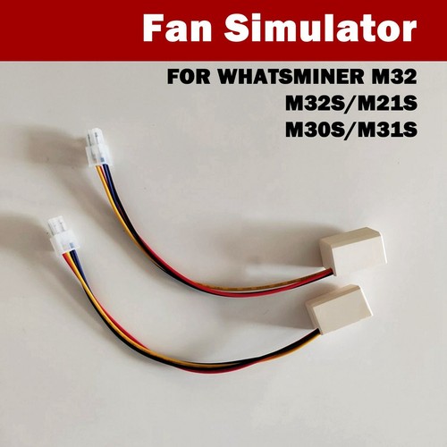 2x Fan Simulator For Bitcoin Miner Mining Fan Whatsminer M32/M32S/M21S/M30S/M31S - Picture 2 of 10