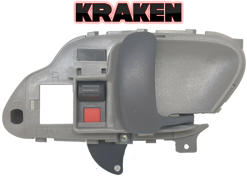 Manijas de puerta interiores para camioneta Chevy GMC 1995-1999 Tahoe Suburban Yukon gris par Foto 3 de 4