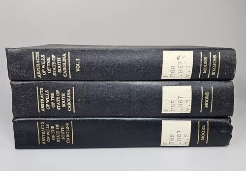South Carolina Genealogy 3 Book Vol Set Abstracts Of Wills Historical Records - Bild 19 von 23