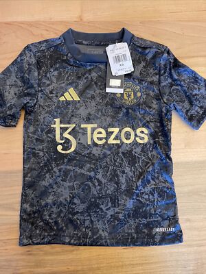 Adidas IQ1565 MANCHESTER UNITED STONE ROSES PRE-MATCH JERSEY Size