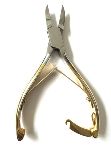 5,5 Zoll halbgold Zehennagelschneider für dicke eingewachsene Zehennägel strapazierfähige Präzision - Bild 1 von 3