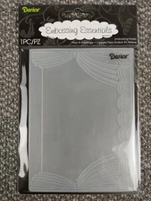 Darice Embossing Essentials Folder 1218-128 Stage with Curtains Scrapbooking