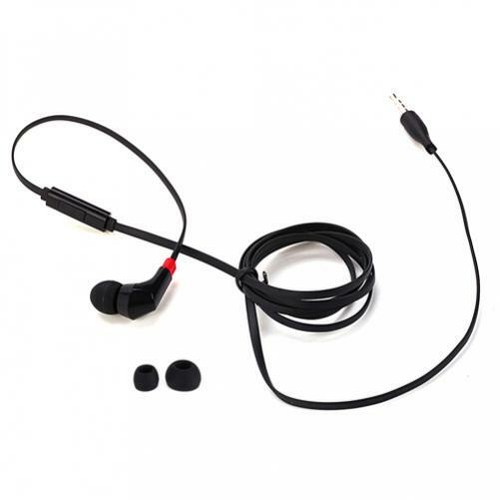 MONO HEADSET EARPHONE W MIC WIRED EARBUD 3.5MM SINGLE HEADPHONE for CELL PHONES - 第 2/6 張圖片