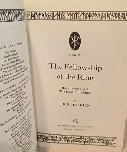 JRR Tolkien Lord Of The Rings 3 Volume Boxed Set 2001 Paperback Books - Picture 8 of 20