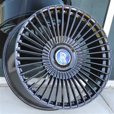 (4)SET 24" 24X10 5X112/5X120 ET+20MM FLOW FORGED WHEELS FIT ROLLS ROYCE PHANTOM