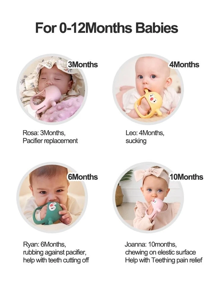 Teething Toy for Infants & Babies, Teethers for Babies 3-6 Months - Image 3 of 4