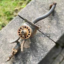 Antique Hand Crank Grinder GEM Food Chopper 20 by Sargent & Co. Primitive Rusty