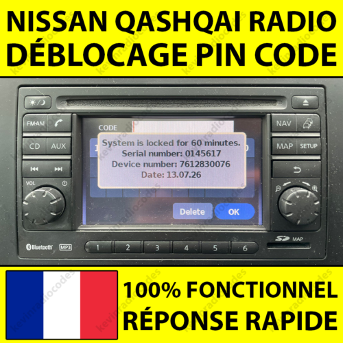 ✅NISSAN QASHQAI BOSCH LCN RADIO SAT NAV DÉBLOCAGE PIN CODE POUR TOUS MODÈLES✅ ✅NISSAN QASHQAI BOSCH LCN RADIO SAT NAV DÉBLOCAGE PIN CODE POUR TOUS MODÈLES✅