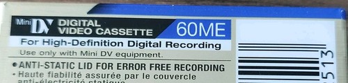 JVC M-DV60ME Mini DV Digital Video Cassette 60 min Neuve sous blister - Photo 4 sur 4