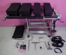 Getinge Maquet Universal OR Surgical Trauma Fracture Table Attachment Cart +Pads