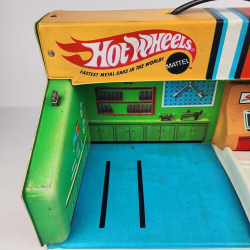 RARE! Vintage 1969 Mattel Hot Wheels Redline Pop Up Speed Shop Case ORIGINAL toy - Picture 4 of 15