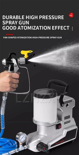 Spruzzatore ad alta pressione nuovo spruzzatore airless vernice portatile piccola spruzzatore - Foto 12 di 23