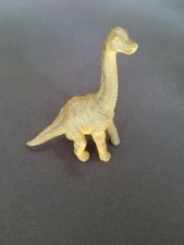 2009 BRACHIOSAURUS 5.25" Dinosaur Figure Toy Brown / Peach Colored Plastic PVC