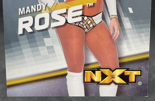 2016 Topps WWE Divas Revolution Mandy Rose Silver Parallel Rookie Card #26/50 - Picture 4 of 7