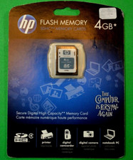 HP SDHC Flash Memory Card 4GB SDHC NEW in pac...