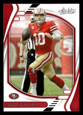 Jimmy Garoppolo 2021 Panini Absolute #82 San Francisco 49ers BUY2GET1FREE