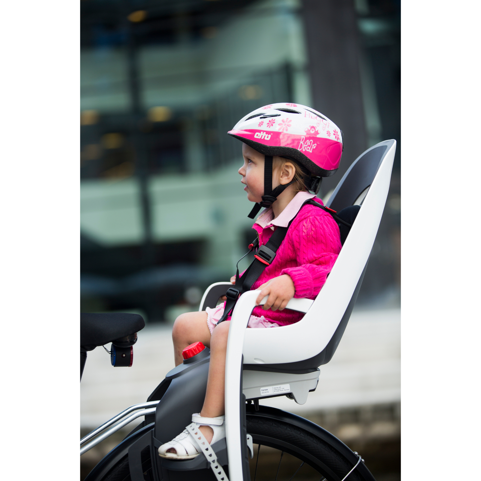 Hamax Caress Pannier Rack Child Bike Cycle Adjustable Seat eBay