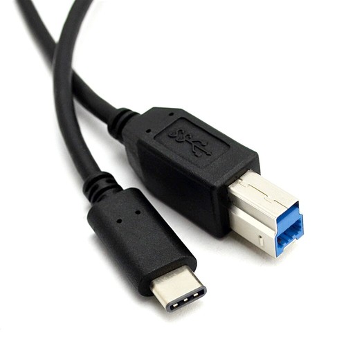 USB Tipo-C a USB 3.0 Tipo-B Cable de Supervelocidad Impresora Escáner Adaptador Cargador AU - Imagen 1 de 7