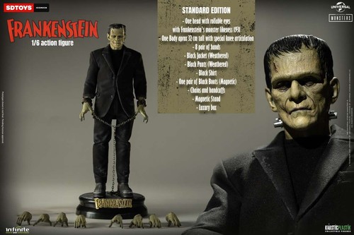 PREORDER APRIL 2026 FIGURINE FRANKENSTEIN BORIS KARLOFF STANDARD 1/6 INFINITE - Photo 2/10