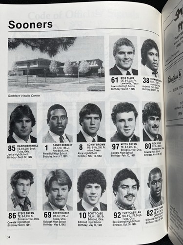 1983 Oklahoma Sooners Iowa State Cyclones Football Program Dad's Day - Picture 3 of 15