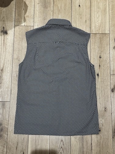 Camisa Alexander McQueen Vintage Unisex Sin Mangas Polkadot S/S 2002 - Imagen 4 de 10