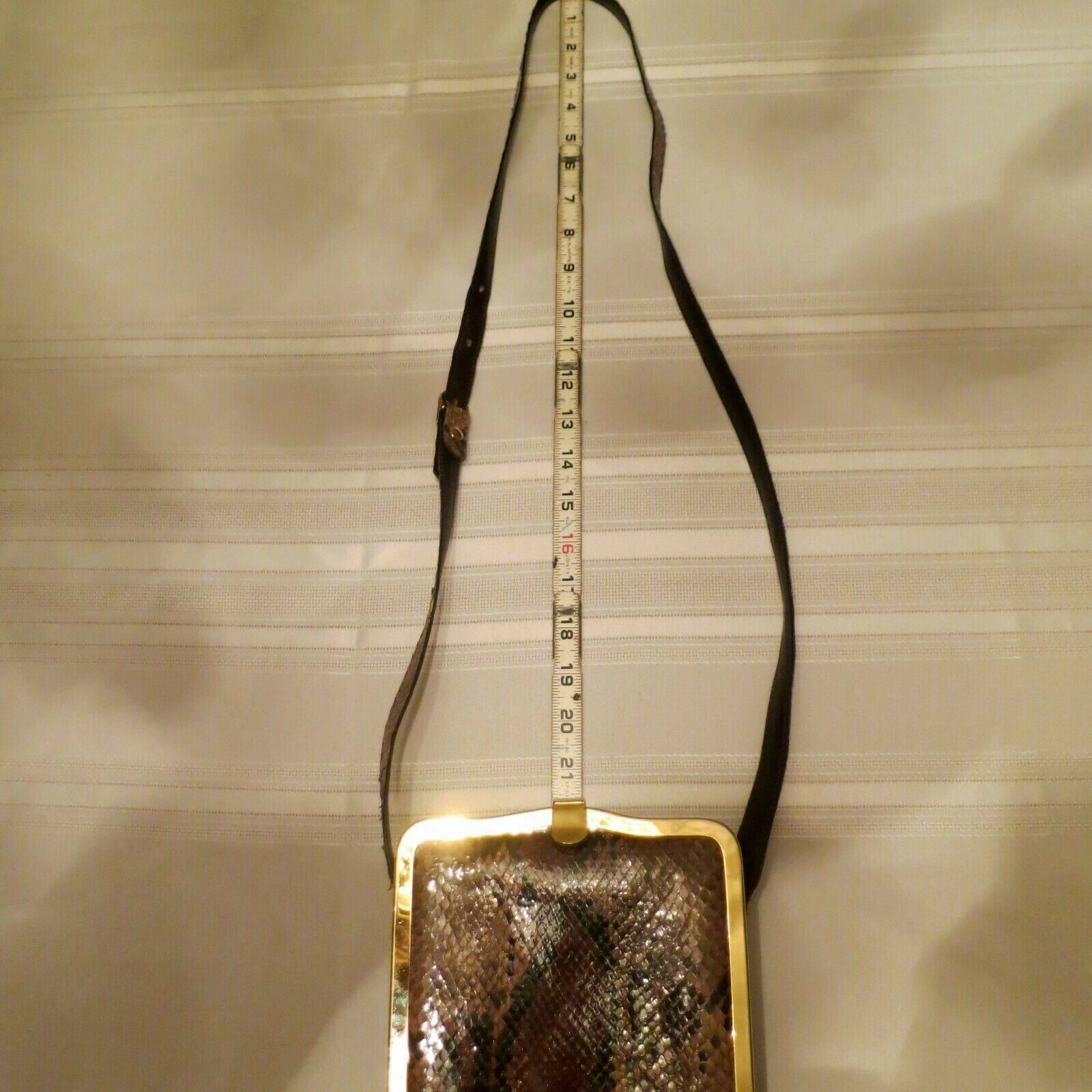 Hispania Uberique Python Red/ Brown Snake Clutch … - image 5