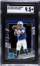 2023 Panini Clearly Donruss - Anthony Richardson #52 RC