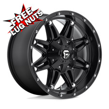 1pc Fuel D531 Hostage 20x10 6x135 Matte Black -18mm Wheel Rim 20 Inch
