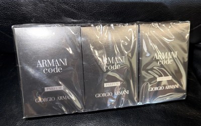 Armani Code Parfum by Giorgio Armani Lot of 12 Parfum Vials 0.04Fl.Oz/1.2ml each