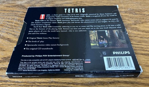 Tetris Philips CDI Complete Game CD-I Rare Tested - Picture 6 of 7