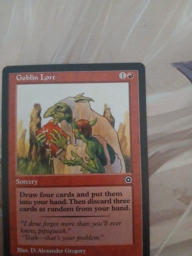 Magic The Gathering Goblin Lore The List NM Red Goblin - Picture 3 of 10