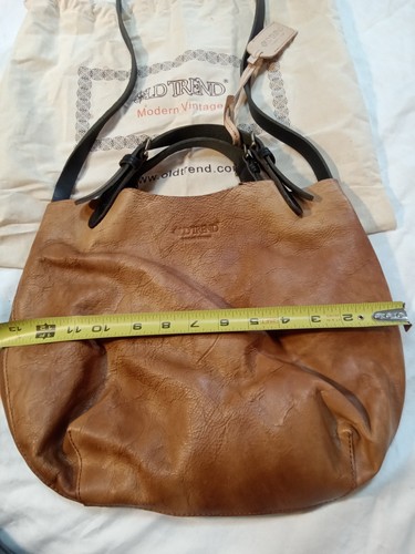 Old Trend Island Mini Leather Tote Brown NWOT - Picture 3 of 9