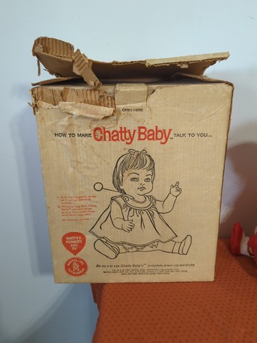 BAMBOLA CHIACCHIERONE PARLANTE vintage 17" di MATTEL scatola originale (leggi) - Foto 15 di 18