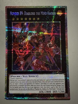 YUGIOH NUMBER 89: DIABLOSIS THE MIND HACKER ASIA ENGLISH EDITION ES02-AE065 PSER