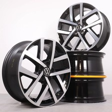 Alufelgen 18Zoll VW Golf 7 & Sportsvan Original Felgen Jurva 7,5x18 ET51 schwarz