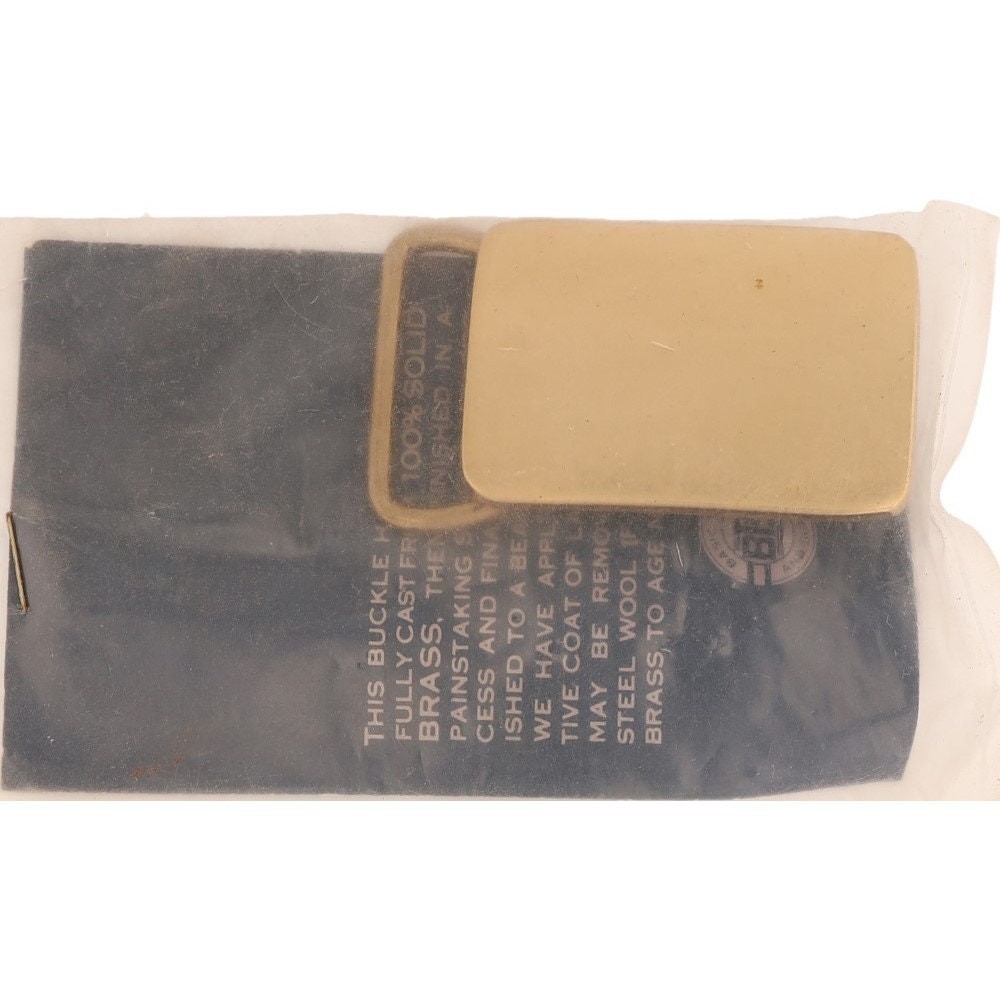 New Solid Brass Bts Blank Engravable No Monogram … - image 1