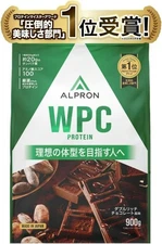 ALPRON Whey Protein WPC Double Rich Chocolate Flavor 900g Aspartame-Free Japan