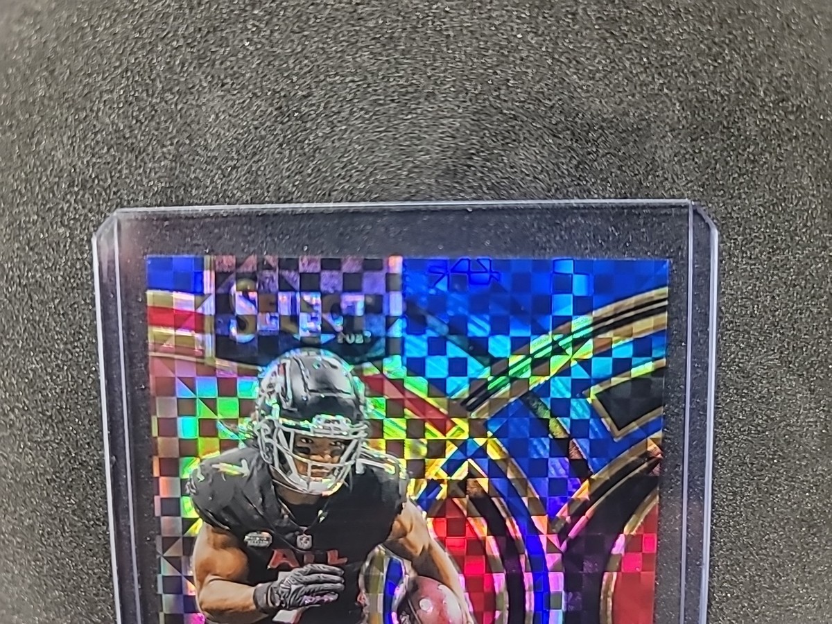 2023 Panini Select - Premier Level Bijan Robinson #180 Blue Prizm