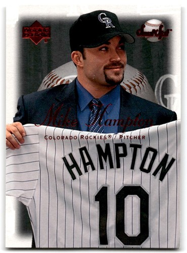 2001 Upper Deck Sweet Spot Mike Hampton #60 card