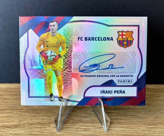 2024-25 Panini Club Fc Barcelona AUTO Iñaki Peña Autografo Original