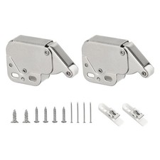 Automatic Spring Latch, 0.43"Width 2 Pcs , Push to Open Touch Lock