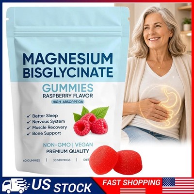 Spnutrition Magnesium Bisglycinate Gummies, with 400Mg Magnesium Bisglycinate Ch