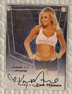 2011 Bench Warmer Daizy Dukez Autographs Kara Monaco
