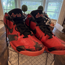 Nike Air Up 14 Gumbo League Mens Red/Black Hi...