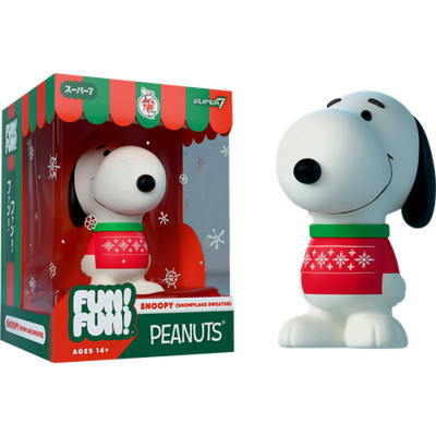 Peanuts Snoopy in Snowflake Sweater Fun! Fun! Figure [SUPFF-PNUT-12145]