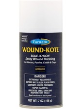 Lot of 5 Wound-Kote Blue Lotion Spray Horse Wound Care for Use on Horses Dogs,