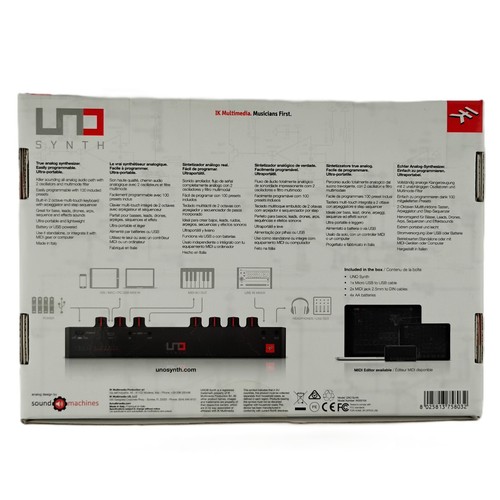 UNO Synth Portable Monophonic Analog Synthesizer - Picture 6 of 7