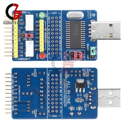 Multifunction WCH341A USB to I2C/IIC/SPI/UART/TTL Adapter Module