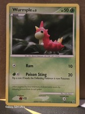 Wurmple 103/127 Pokemon Platinum 2009 Yuka Morii Clay Art LP Vintage