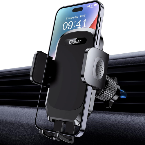 Blukar Car Phone Holder, Air Vent Mount Cradle 360° Rotation -... - 第 1/8 張圖片